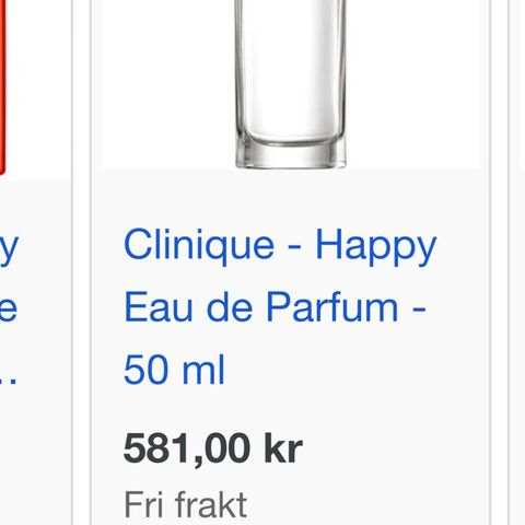 Clinique Happy kr 300.-