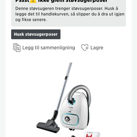 Bosch støvsuger