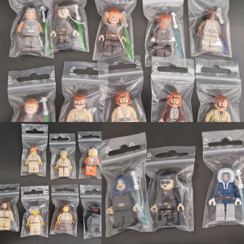 Lego Star Wars jedi figurer til salgs