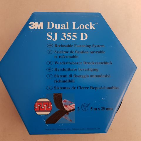 3M Dual Lock borrelås SJ 355 D