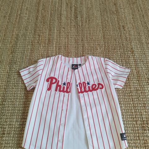 Baseball skjorte Philadelphia Phillies 8år-10år str