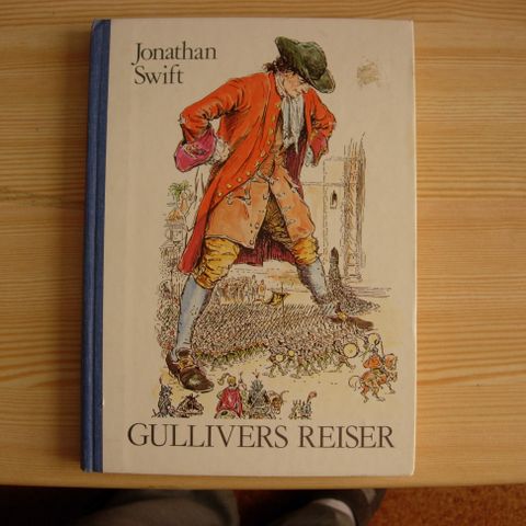 Boken "Gullivers reiser" av Jonathan Swift