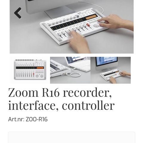 Zoom r16 recorder