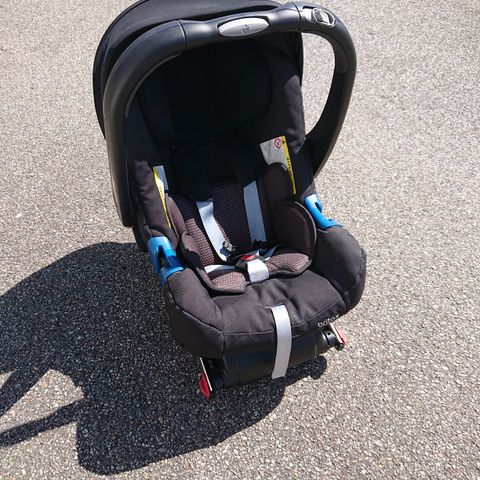 Britax shr II med iso fix base selges