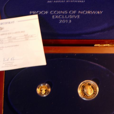 Myntsett Exclusive Proof coins of Norway-2013