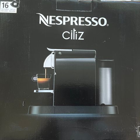 Nespresso citiz kaffemaskin - ikke brukt