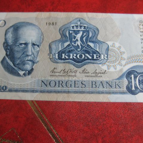 10 kr 1981 serie BU