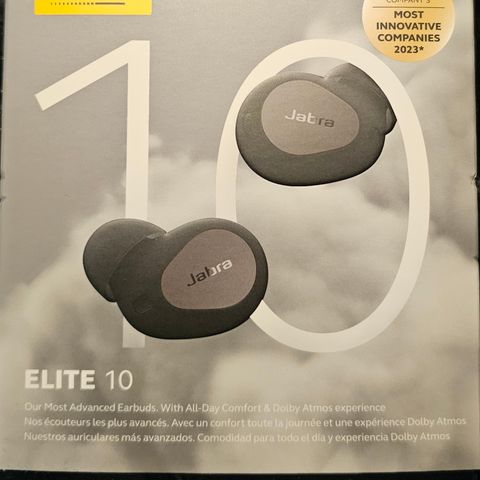 Jabra Elite 10 True Wireless øretelefoner, svart/titanium