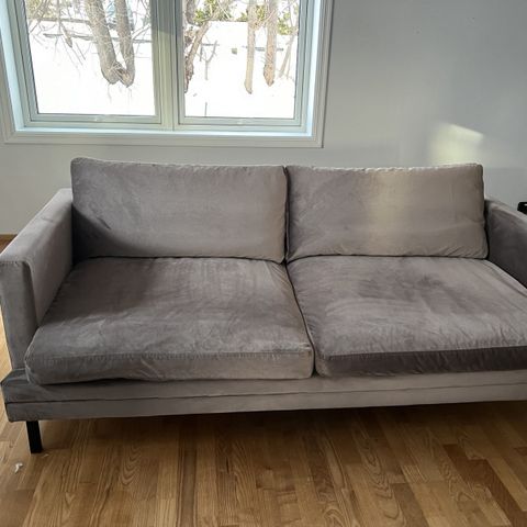 Nydelig velour 3-seter sofa fra Home&Cottage