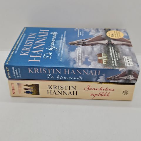 2 stk Kristin Hannah pocket bøker