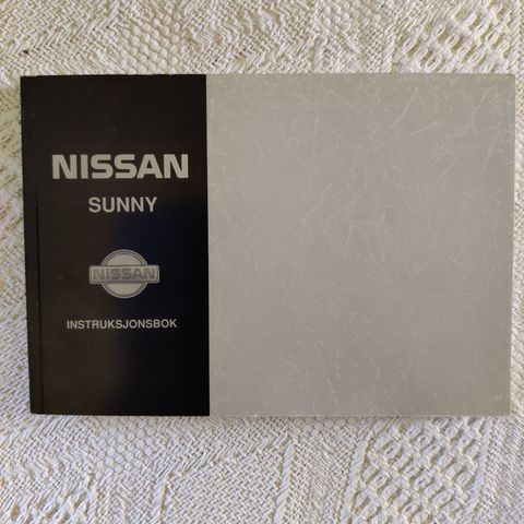 Instruksjonsbok Nissan Sunny
