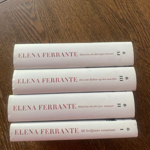 Elena Ferrante bøker