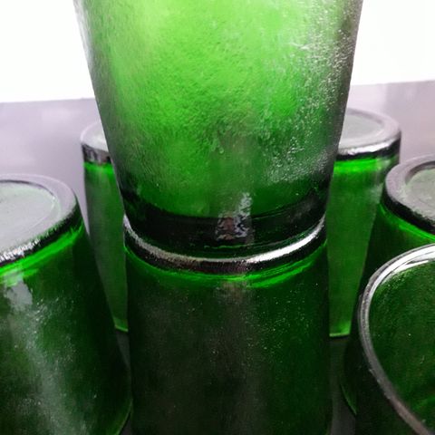 Vintage Arcoroc Sierra grønn