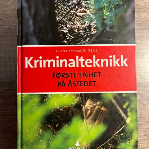 "Kriminalteknikk – første enhet på åstedet" – lærebok/pensum