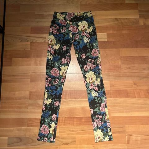 Bukse/ Leggings blomster-print