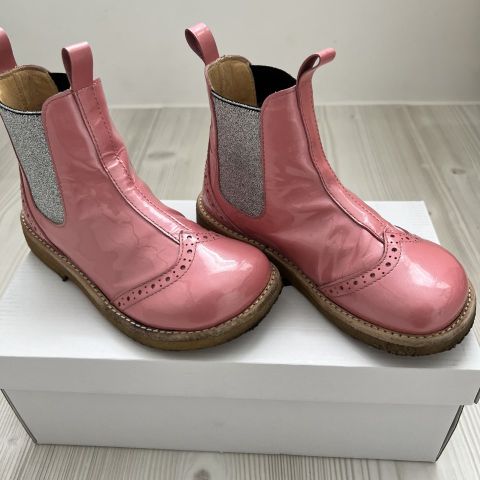 Angulus Chelsea sko / Pèpè Children Shoes Zip-up ankle boots str 28