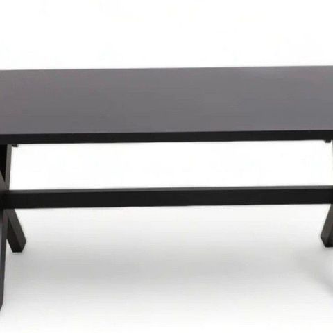 Spisebord eik i sort - 180x90