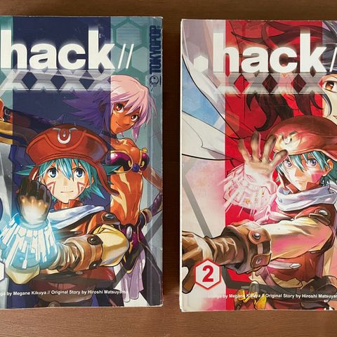 .hack//xxxx manga vol. 1 og 2