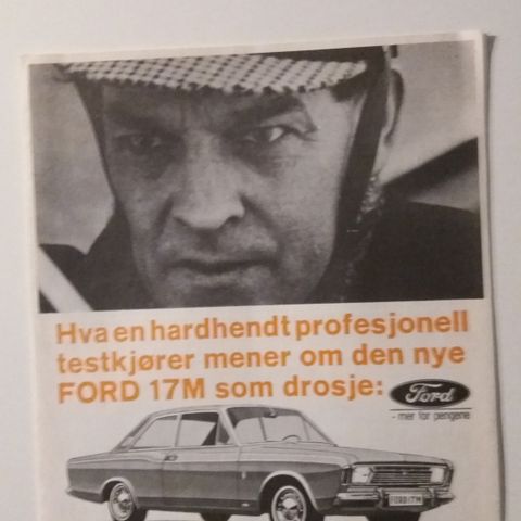 Ford 17M -brosjyre. (NORSK)