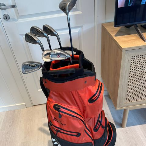 Kjempeflott Golfsett med Vanntett Bag – Perfekt for nybegynnere – Rimelig Pris