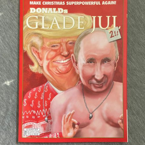 Julehefte av Trump og Putin