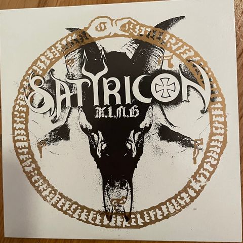 Satyricon - K.I.N.G cd limited 1000 ex (Black Metal, Metallica, Mayhem Bathory)