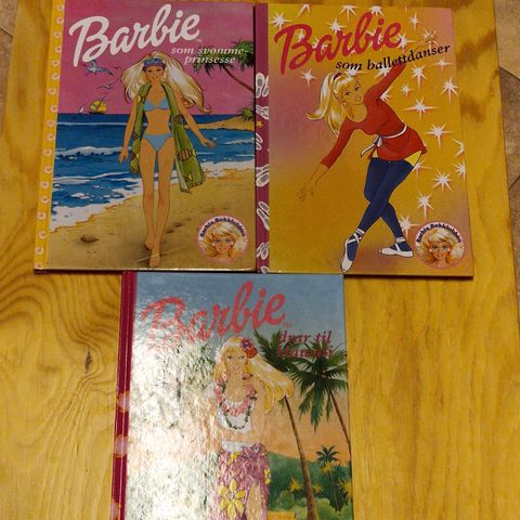 Barbie x 3 bøker 1999-2000