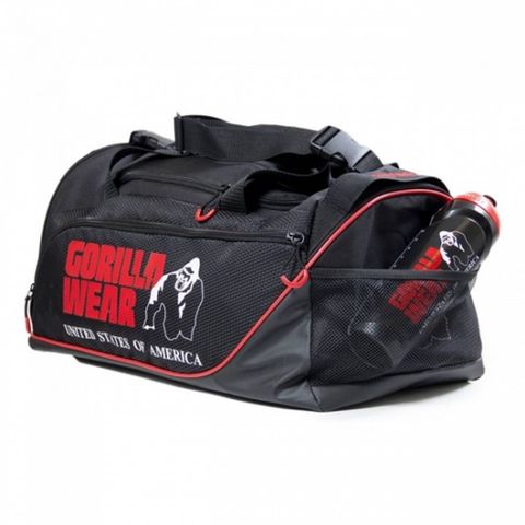 Gorilla Wear Jerome Gym Bag, Black/red