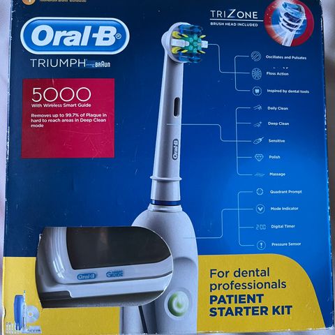 Oral-B Triumph Braun 5000 with Wireless Smart Guide