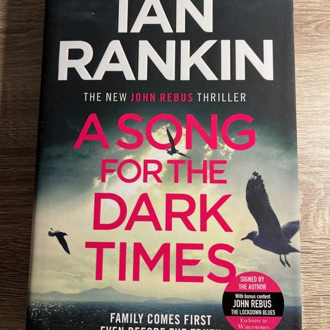 Signert Ian Rankin : A Song for the Dark Times (Rebus-serien)