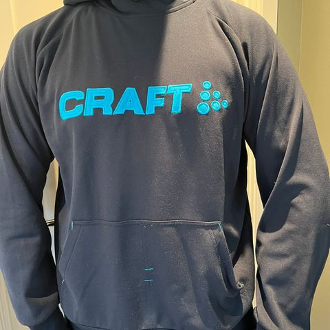 Craft hettegenser XL blå