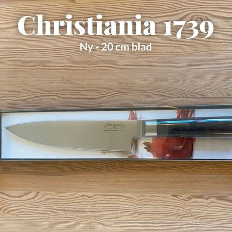 Kokkekniv - Christiania 1739 Miura - 20 cm blad - Ny