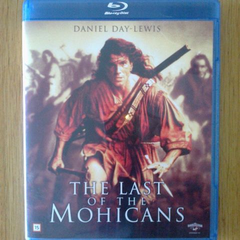 The last of the Mohicans på Blu-ray