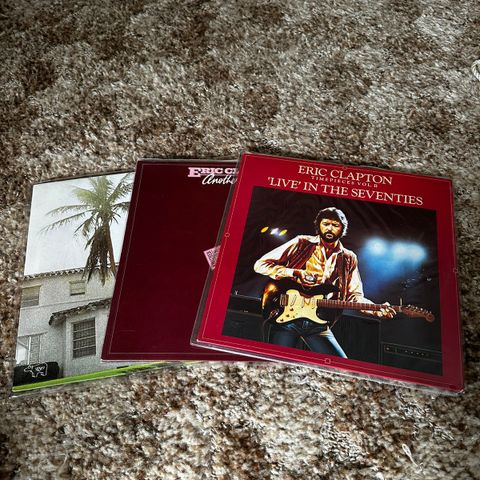 VINTAGE Eric Clapton LP fra 80-tallet