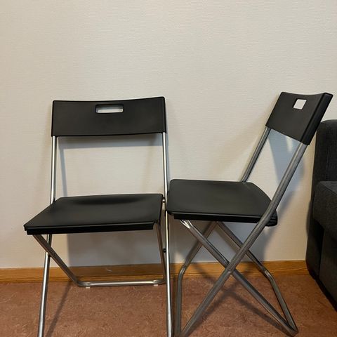 Folding chairs