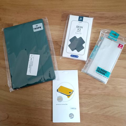 Samsung A8 tablet cover + S23 ultra screen protector +  cases