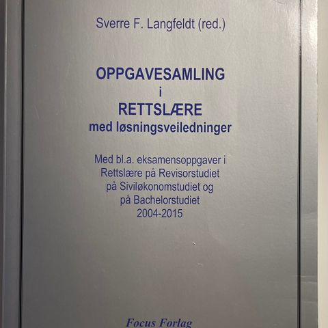 Oppgavesamling i rettslære