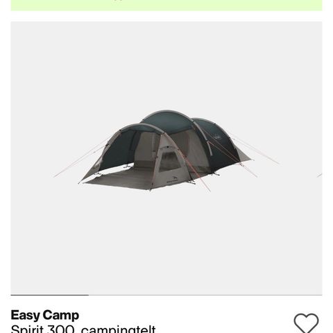 Easy camp campingtelt