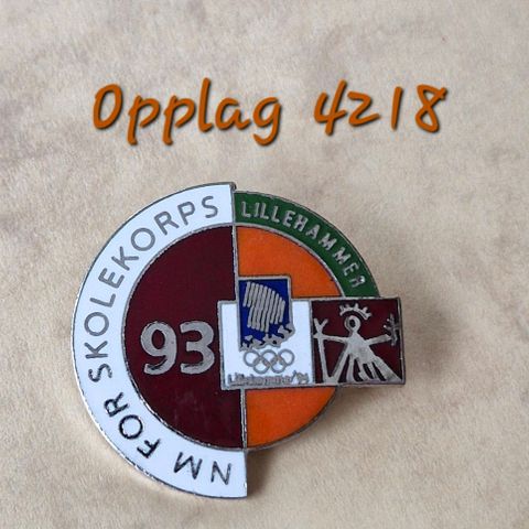 Pins: NM for Skolekorps '93