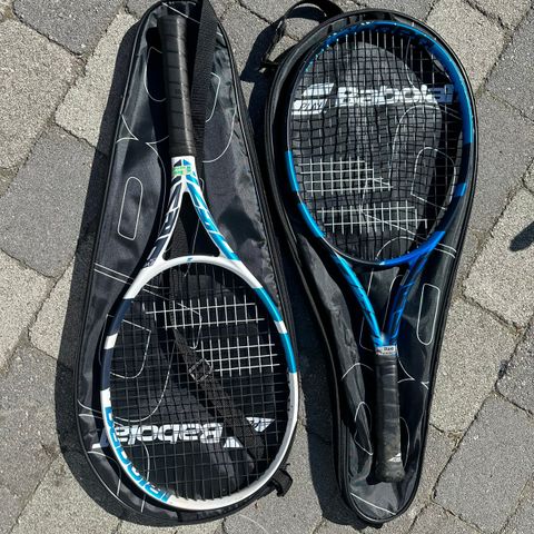 2 stk tennisracketer -selges samlet -ferdig prutet