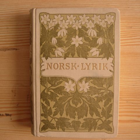 Boken "Norsk Lyrik fra 1906