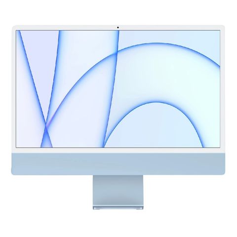 Apple iMac 24" (2021) 256 GB, blå