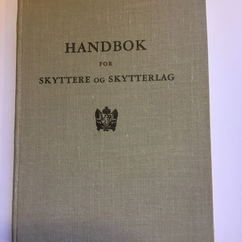 Handbok for skyttere og skytterlag fra 1958