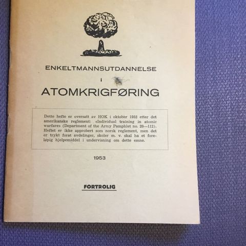 Atomkrigføring fra 1953.