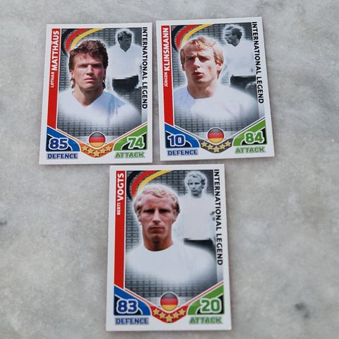 Tyskland International Legend x3 Matthaus Klinsmann Vogts