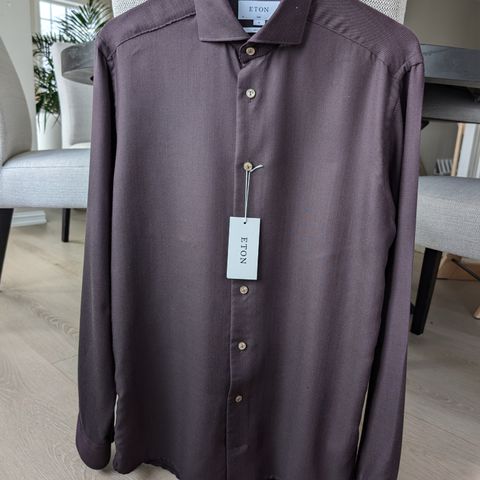 Eton merinoull skjorte slimfit sz. 40(M)