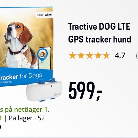 Tractive gps til hund