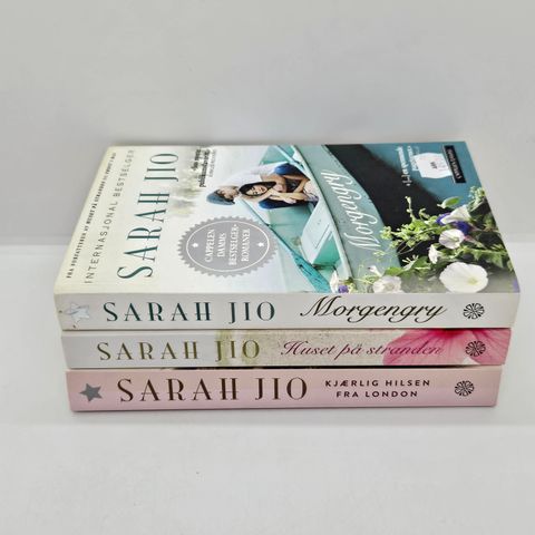 3 stk Sarah Jio pocket bøker