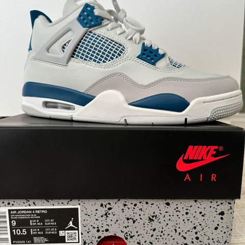 Nike Air Jordan 4 military blue 42.5 selges.