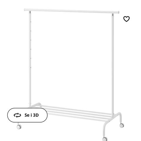 RIGGA klesstativ fra IKEA
